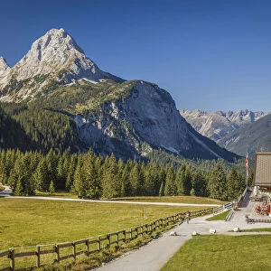 Ehrwalder Alm in the Gais valley above Ehrwald in Tirol, Tyrol, Austria