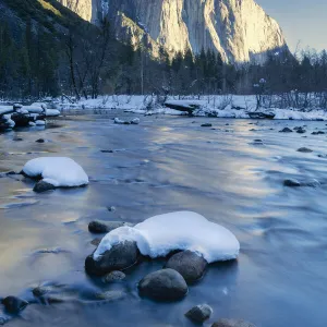 El Capitan in Winter, Yosemite National Park, California, USA