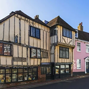 England, East Sussex, Lewes, High Street, The Fifteenth Century Bookshop