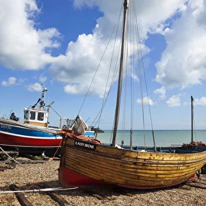 England, Kent, Deal, Deal Beach, Fishing Boats