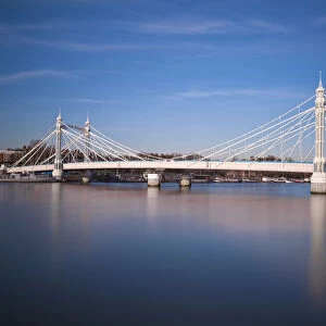 England, London, Battersea, Albert Bridge