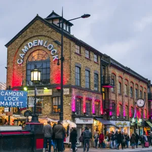 England, London, Camden, Camden Market, Market Hall exterior England, London, Camden, Camden Market, Market Hall exterior