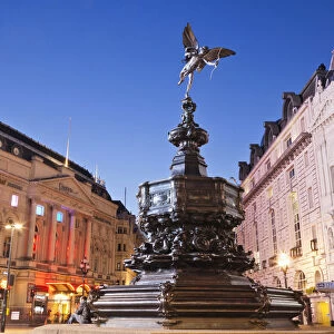 England, London, Soho, Piccadilly Circus, Eros Statue