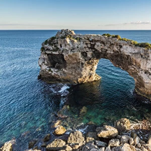 Es Pontas arch, Santanyi, Majorca, Balearic Islands, Spain