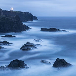 Eshaness Lighthouse, Mainland Shetland, Shetland Islands, Scotland