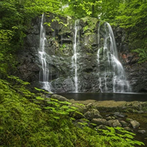 Ess-na-Crub Waterfall, Glenariff Forest Park, County Antrim, Northern Ireland