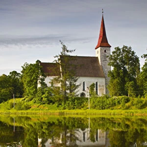 Estonia, Southwestern Estonia, Suure-Jaani, town church, 15th century