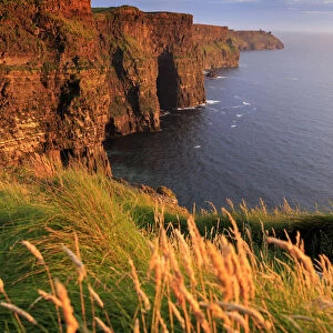 Europe, Ireland, Cliffs of Moher at sunset