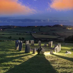 Europe, Ireland, Cork, Drombeg stone circle