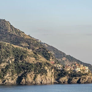 europe, Italy, Cinque Terre. view to Manarola