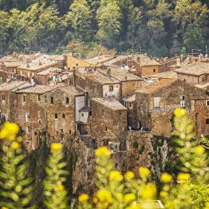 Europe, Italy, Latium. The beautiful village of Calcata Vecchia