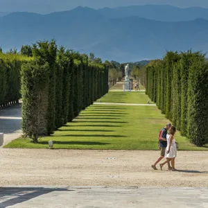 Europe, Italy, Piedmont. The gardens of the Venaria Reale