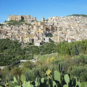 Europe, Italy, Sicily, Caccamo Town