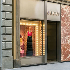 Europe, Italy, Tuscany, Florence, Gucci Store