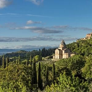 europe, Italy, Tuscany. a view of Montepulciano