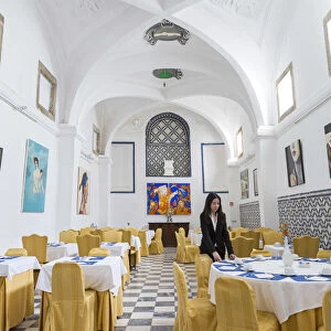 Europe, Portugal, Alentejo, Redondo, the breakfast dining room in the Convent of St