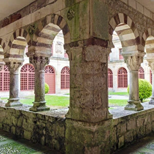 Europe, Spain, Burgos, Cistercian Abbey of San Pedro de Gardina, the original tomb
