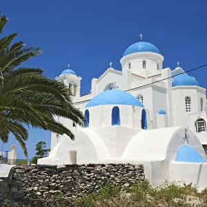 Evangelismos Church, Ios Island, Cyclades, Greece