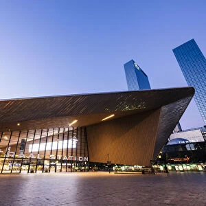 Exterior of Rotterdam Central Station & Delftse Poort, Rotterdam, Netherlands