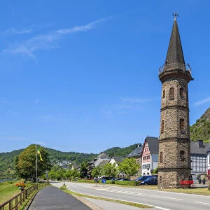 Fahrturm at Hatzenport, Mosel valley, Rhineland-Palatinate, Germany