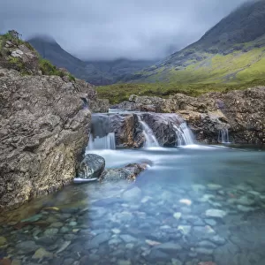 Fairy Pools waterfalls, Isle of Skye, Highlands, Scotland, Great Britain
