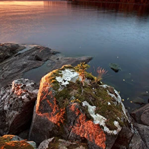 Finland, Sunset in finnish Lapland