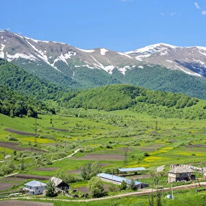 Fioletovo village and the Aghstev River valley, Lori Province, Armenia