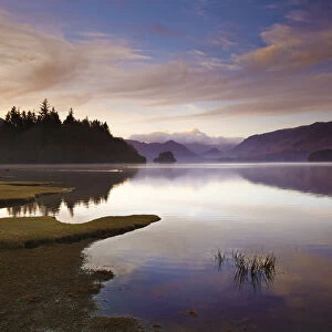 First Light on Derwent Water, Lake District National Park, Cumbria, England