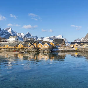 The fishing village of Sariskoya on a sunny winter day
