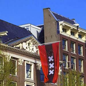 Flag of Amsterdam, Amsterdam, Netherlands