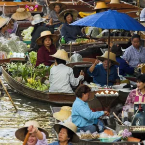 Floating Market, Damnoen Saduak, Thailand