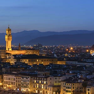Florence, view from Piazzale Michelangelo, Firenze province, Tuscany district, Italy