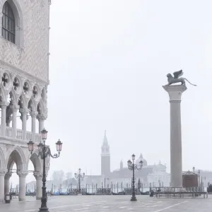 Foggy Morning in Piazza San Marco Print, Venice, Italy Foggy Morning in Piazza San Marco Print, Venice, Italy