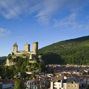 Foix Castle, Foix, Ariege, Midi-Pyrenees, France
