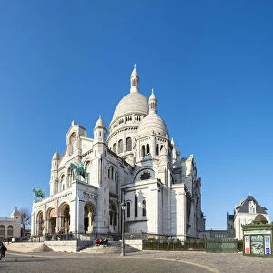 France, Ile-de-France, Paris. Basilica of Sacre Coeur, Montmartre