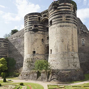 France, Loire Valley, Angers Castle, The Castle Walls