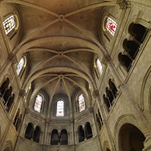 France, Provence, Nimes, Interior of Nimes cathedral