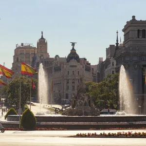 Fuente de Cibeles (Cibeles Fountain), Cibeles Square, Madrid, Spain