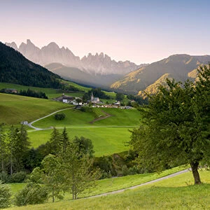 Funes valley, Bolzano province, Trentino alto Adige district, Europe, Italy