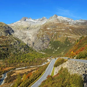 Furka pass road, Valais, Switzerland