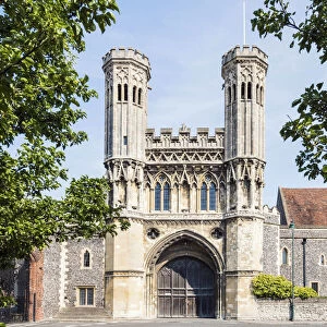 The Fyndon Gate or the Great Gate of the St Augustine Abbey, Canterbury, Kent, England