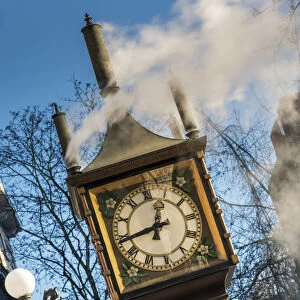 Gastown steam clock, Vancouver, British Columbia, Canada