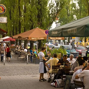 Germany, Bavaria (Bayern), Munich (MAonchen), Leopoldstrasse, Bars