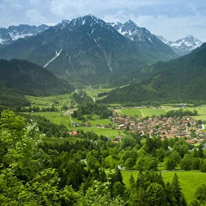 Germany, Bayern / Bavaria, Deutsche Alpenstrasse, Bad Hindelang and Allgau Alps