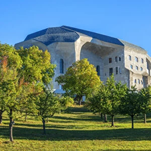 Goetheanum by Architect Rudolf Steiner, Cultural center and domicile of the Antroposophic