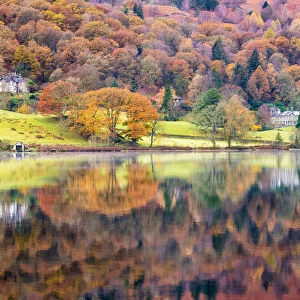 Grasmere reflections, Cumbria, England