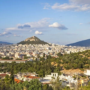 Greece, Attica, Athens, Greece, Attica, Athens, View of Central Athens towards Lykavittos