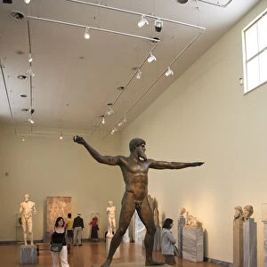 Greece, Attica, Athens, National Archaeological Museum, Bronze Statue of Zeus or Poseidon