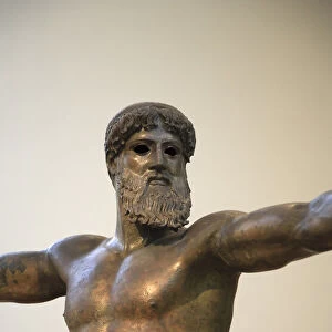 Greece, Attica, Athens, National Archaeological Museum, Bronze Statue of Zeus or Poseidon