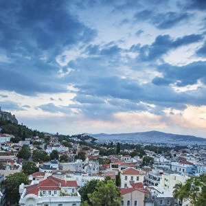 Greece, Attica, Athens, View of Plaka